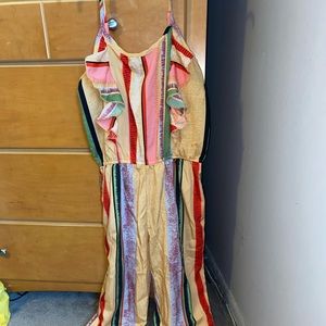 Multicolored jump suit from Charlotte Russe.